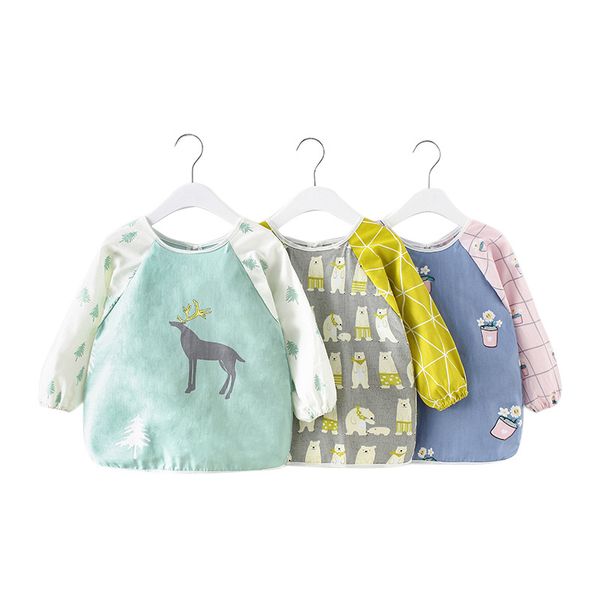 winter cotton long sleeve bandana baby apron windproof infant 1-7years eating children drawing apron baby self feeding bibs
winter cotton long sleeve bandana baby apron windproof infant 1-7years eating children drawing apron baby self feeding bibs