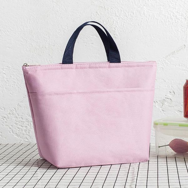men women oxford cloth school tote fresh carrying kids waterproof lunch bag dinner picnic container portable insulated thermal, Blue;pink
men women oxford cloth school tote fresh carrying kids waterproof lunch bag dinner picnic container portable insulated thermal, Blue;pink