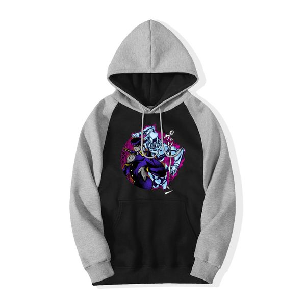 men higashikata josuke crazy diamond sweatshirts hoodie 2019 winter japan anime jojo hooded fleece raglan hoodie casual pullover, Black
men higashikata josuke crazy diamond sweatshirts hoodie 2019 winter japan anime jojo hooded fleece raglan hoodie casual pullover, Black
