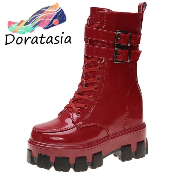 doratasia high platform booties ladies height increasing ankle boots women 2019 girl high heel shoes woman, Black
doratasia high platform booties ladies height increasing ankle boots women 2019 girl high heel shoes woman, Black
