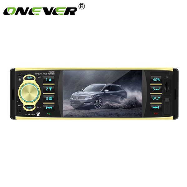 onever 4.1 inch tft car radio 1 din mp5 player audio stereo aux fm radio station bluetooth auto with usb/sd remote control
onever 4.1 inch tft car radio 1 din mp5 player audio stereo aux fm radio station bluetooth auto with usb/sd remote control