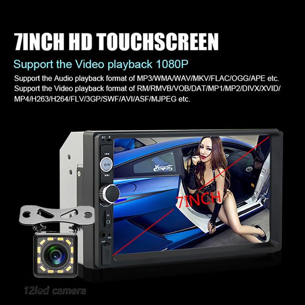 universa 7inch 2 din car multimedia radio mp5 player bt hd audio head unit+12led
universa 7inch 2 din car multimedia radio mp5 player bt hd audio head unit+12led