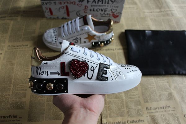 new luxury portofino designer sneaker women real leather printing colorful casual women italians shoes with original box brand, Black
new luxury portofino designer sneaker women real leather printing colorful casual women italians shoes with original box brand, Black
