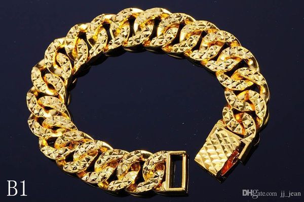 24k gold plated bracelets not fade charm for men and women link,chain fine jewelry wholesale price, Black
24k gold plated bracelets not fade charm for men and women link,chain fine jewelry wholesale price, Black