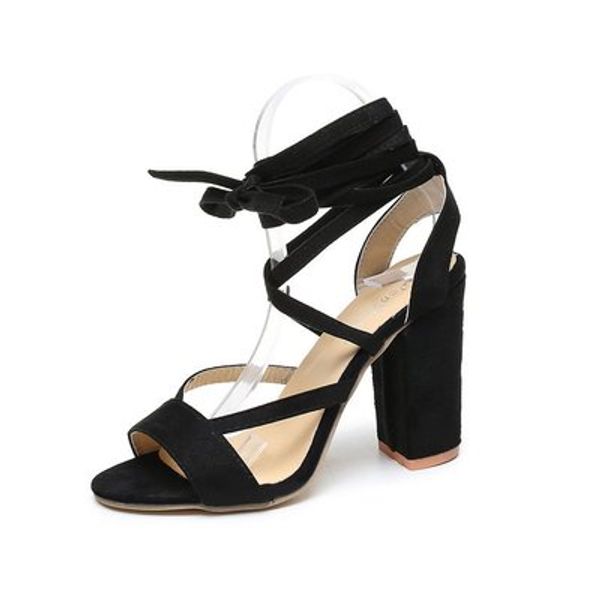 european and american explosion models 2020 summer new high-heeled strap sandals foreign trade large size women's shoes, Black
european and american explosion models 2020 summer new high-heeled strap sandals foreign trade large size women's shoes, Black