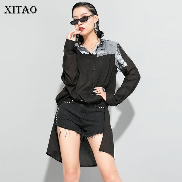 xitao irregular personality shirt slim was thin trend women blouses 2020 spring fashion mid-length women harajuku xj3774, White
xitao irregular personality shirt slim was thin trend women blouses 2020 spring fashion mid-length women harajuku xj3774, White