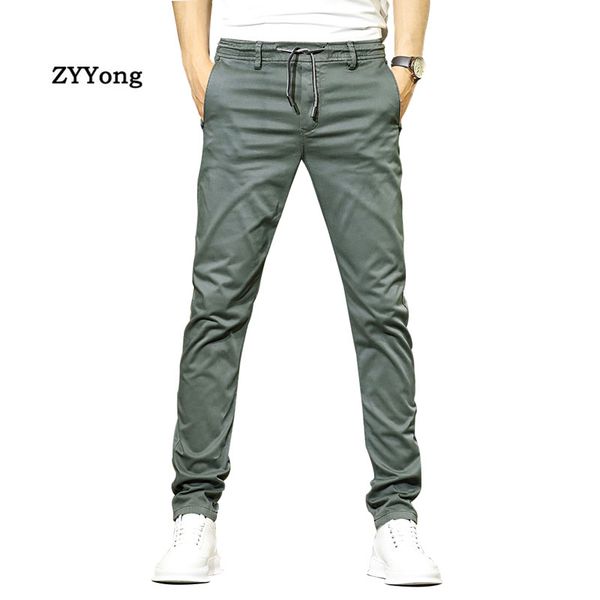 2020 new high street men's casual pants cotton slightly elastic drawstring waist little feet comfortable slim black trousers
2020 new high street men's casual pants cotton slightly elastic drawstring waist little feet comfortable slim black trousers