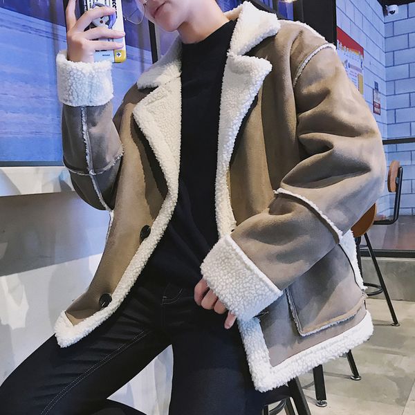new 2019 autumn and winter korean casual couple men's solid color long-sleeved inner hair material cotton coat m-5xl size best, Black
new 2019 autumn and winter korean casual couple men's solid color long-sleeved inner hair material cotton coat m-5xl size best, Black