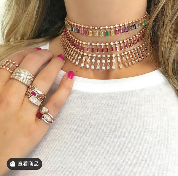 jankelly popular cubic zirconia baguette pulling chain necklace for women adjustable length trendy geometric necklaces, Golden;silver
jankelly popular cubic zirconia baguette pulling chain necklace for women adjustable length trendy geometric necklaces, Golden;silver