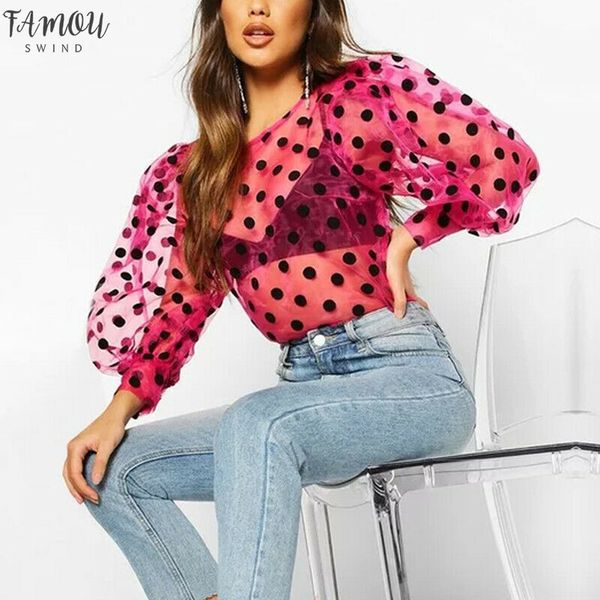 2020 new women harajuku mesh net see through t shirt transparent undershirt dots base camisas femininas clubwear, White
2020 new women harajuku mesh net see through t shirt transparent undershirt dots base camisas femininas clubwear, White