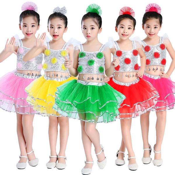 new girls performing costumes, children's dance, stage performances, princess dresses, skirts, modern dance, jazz dance, Black;red
new girls performing costumes, children's dance, stage performances, princess dresses, skirts, modern dance, jazz dance, Black;red