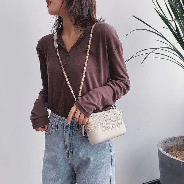 fashion plaid chain cross body bag plaid wool small shoulder bag women messenger luxury handbags chain coin phone #15
fashion plaid chain cross body bag plaid wool small shoulder bag women messenger luxury handbags chain coin phone #15