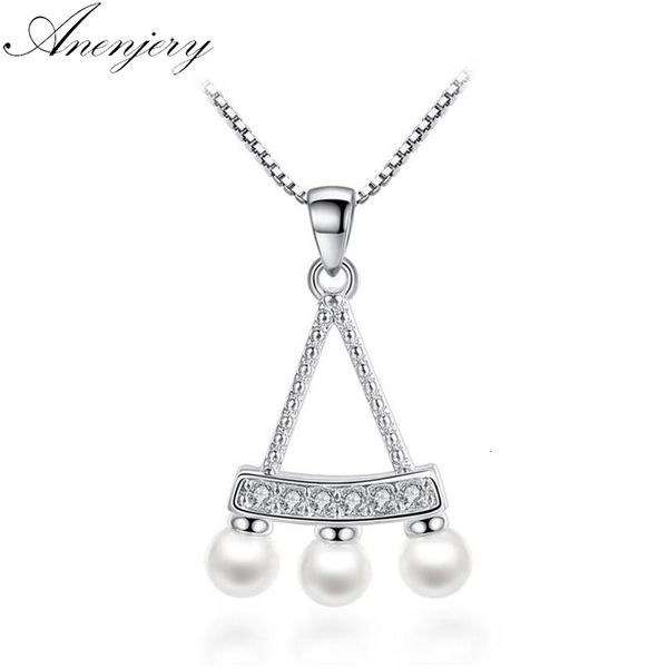 925 sterling silver necklace classical fan shaped zircon pearl pendant necklace for women jewelry choker kolye
925 sterling silver necklace classical fan shaped zircon pearl pendant necklace for women jewelry choker kolye