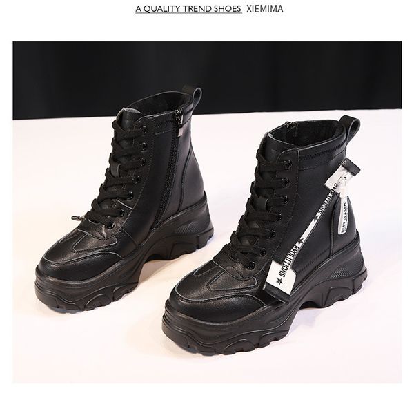 increase short shoes women casual boots women boots knight, Black
increase short shoes women casual boots women boots knight, Black