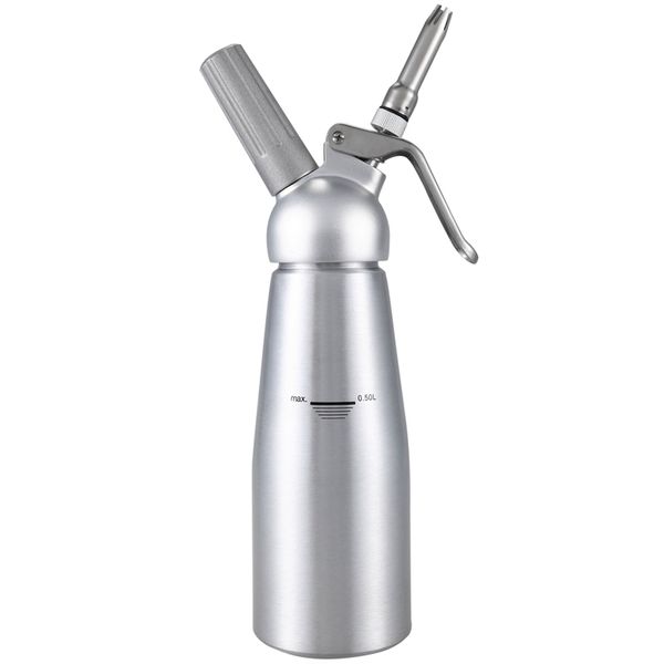 500 ml aluminum cream dispenser, gourmet blender,decorative nozzle and pastry tube
500 ml aluminum cream dispenser, gourmet blender,decorative nozzle and pastry tube