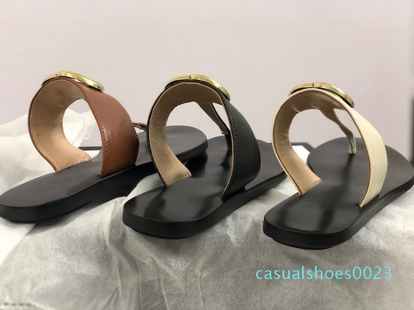 genuine leather women designer sandal luxury flip flops metal summer slipper large size 34-42 with box 9 colorsqa23, Black
genuine leather women designer sandal luxury flip flops metal summer slipper large size 34-42 with box 9 colorsqa23, Black