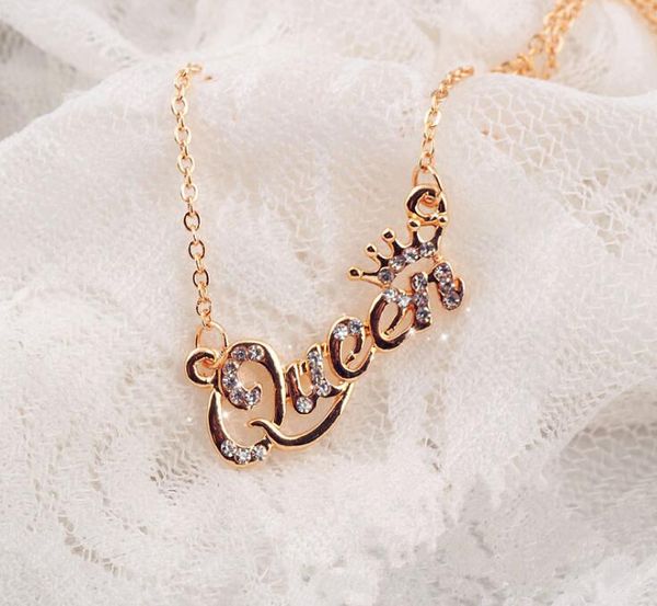 gold-color queen crown chain necklace zircon crystal necklace women fashion jewelry birthday present 3 color for choice shu58, Golden;silver
gold-color queen crown chain necklace zircon crystal necklace women fashion jewelry birthday present 3 color for choice shu58, Golden;silver