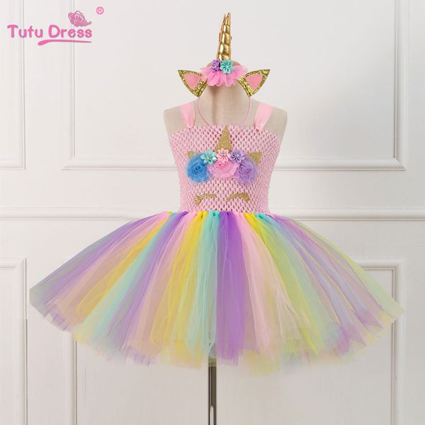 1pcs girls easter unicorn suspender party princess dress with headbands summer kids knitted rainbow ruffle tutu dress kids cosplay costume, Red;yellow
1pcs girls easter unicorn suspender party princess dress with headbands summer kids knitted rainbow ruffle tutu dress kids cosplay costume, Red;yellow