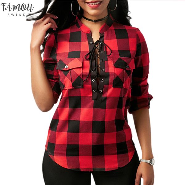 plaid plus size shirts for women 2020 spring long sleeve stand collar shirt office lady cotton lace up tunic casual, White
plaid plus size shirts for women 2020 spring long sleeve stand collar shirt office lady cotton lace up tunic casual, White