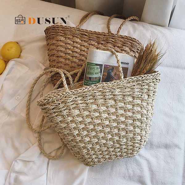 fashion women straw bag simple hand woven women's shoulder bags bohemia summer beach bag female travel purses and handbags 2020
fashion women straw bag simple hand woven women's shoulder bags bohemia summer beach bag female travel purses and handbags 2020