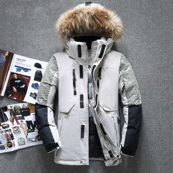 2018 new arrival winter white duck down raccoon fur collar hooded jackets men,men's warm coat 1798, Black
2018 new arrival winter white duck down raccoon fur collar hooded jackets men,men's warm coat 1798, Black