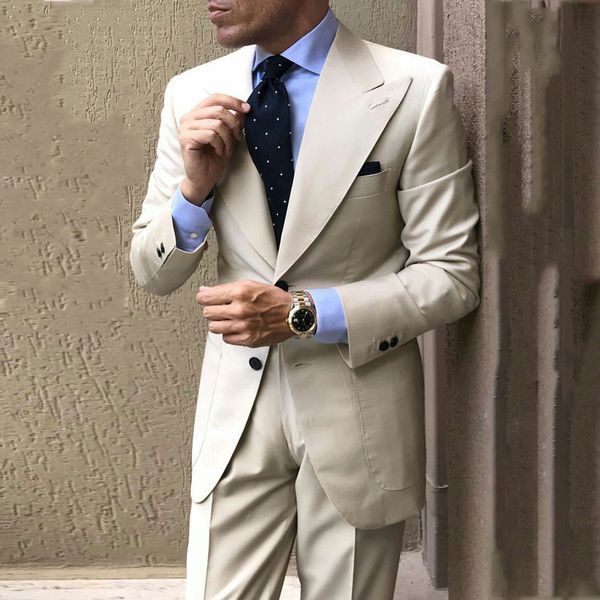 latest wide peaked design beige suits for men wedding man outfit for groom tuxedo costume homme coat pants slim fit terno masculino, Black;gray
latest wide peaked design beige suits for men wedding man outfit for groom tuxedo costume homme coat pants slim fit terno masculino, Black;gray
