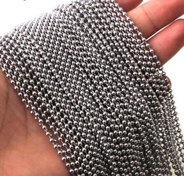 large wholesale fit pendant 10pcs in bulk stainless steel silver beads chain women necklace 2.4mm 24
large wholesale fit pendant 10pcs in bulk stainless steel silver beads chain women necklace 2.4mm 24