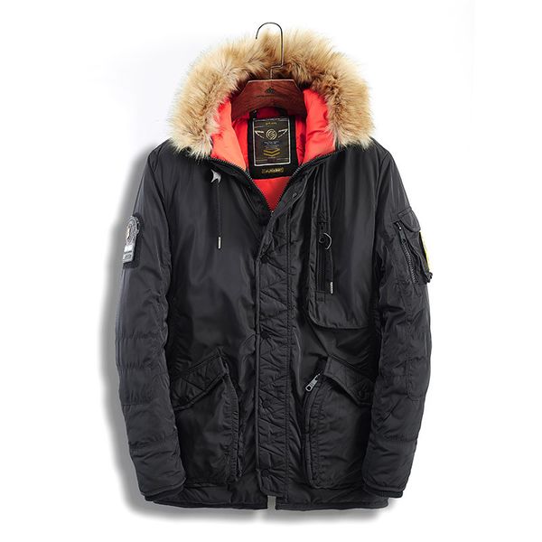 2018 new style european and american-style jacket plus-sized cotton-padded clothes men's autumn and winter cotton-pad, Black
2018 new style european and american-style jacket plus-sized cotton-padded clothes men's autumn and winter cotton-pad, Black