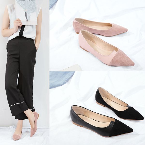 patchwork pointed toe moccasins brief casual women shoes shallow soft bottom comfy flats slip on loafers footwear, Black
patchwork pointed toe moccasins brief casual women shoes shallow soft bottom comfy flats slip on loafers footwear, Black