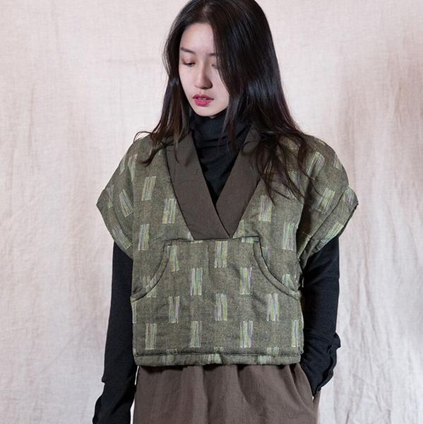 cotton linen japanese women daily leisure national style travel art retro style v-neck thickened warm shoulder protector vest spring autum, Red
cotton linen japanese women daily leisure national style travel art retro style v-neck thickened warm shoulder protector vest spring autum, Red