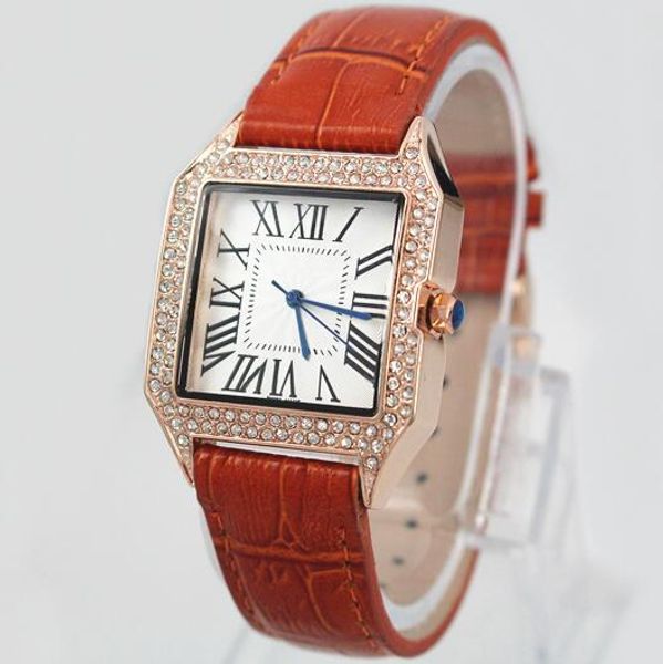 2019 brand new womens watch quartz movement chronograph genuine leather strap clock relogies relojes gifts for girl's luxury wrist, Slivery;brown
2019 brand new womens watch quartz movement chronograph genuine leather strap clock relogies relojes gifts for girl's luxury wrist, Slivery;brown