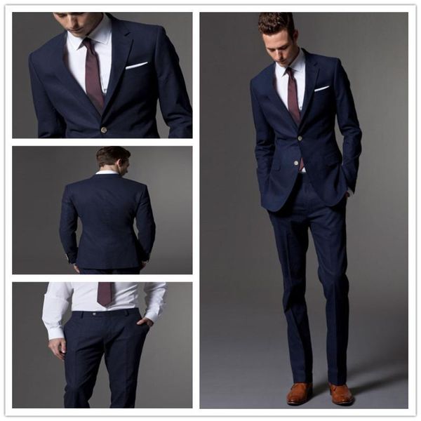 2020 latest men suit custom made wedding suits for men tailored light navy blue mens suits with pants costume a75, White;black
2020 latest men suit custom made wedding suits for men tailored light navy blue mens suits with pants costume a75, White;black