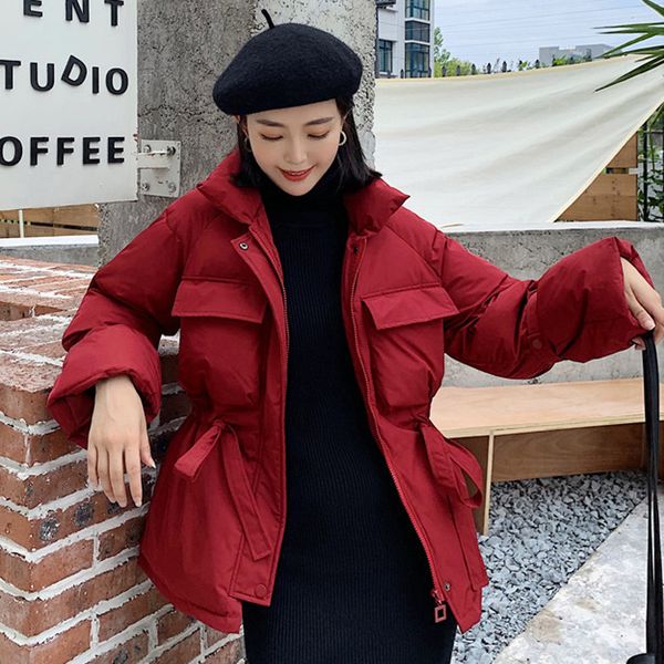 fashion women lace-up pocket long sleeves down jacket coat padded overcoat abrigos mujer invierno 2019 dropshiping w1101, Black
fashion women lace-up pocket long sleeves down jacket coat padded overcoat abrigos mujer invierno 2019 dropshiping w1101, Black
