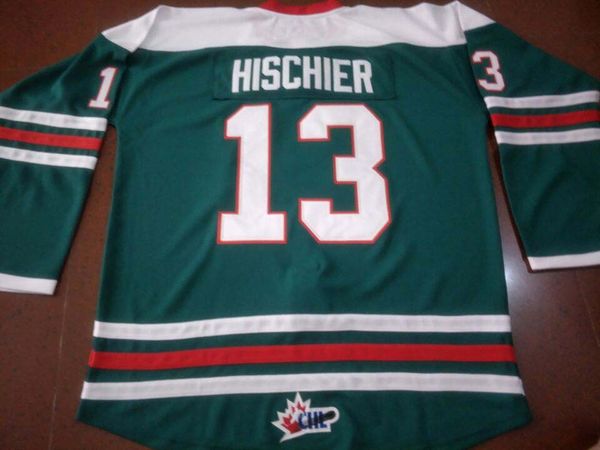 custom men #13 nico hischier halifax mooseheads white red green hockey jersey 100% embroidery jersey or custom any name or number jersey, Black
custom men #13 nico hischier halifax mooseheads white red green hockey jersey 100% embroidery jersey or custom any name or number jersey, Black
