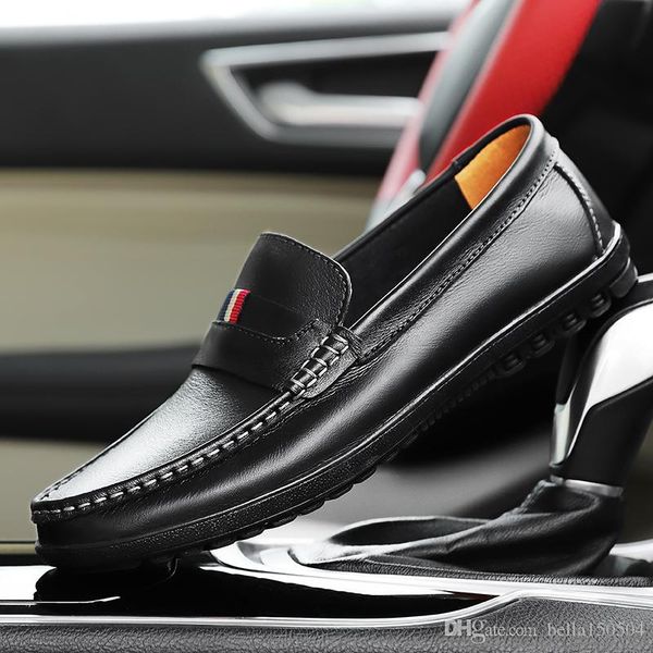 mens summer genuine leather suede breathable moccasins casual driving shoes loafer shoe men's suit shoe dress shoes, Black
mens summer genuine leather suede breathable moccasins casual driving shoes loafer shoe men's suit shoe dress shoes, Black