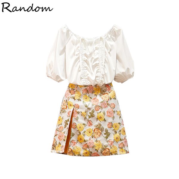 female -4xl plus size skirt suit women elegant shirt and mini skirt two piece summer cloth fashion matching set big outfit, White
female -4xl plus size skirt suit women elegant shirt and mini skirt two piece summer cloth fashion matching set big outfit, White