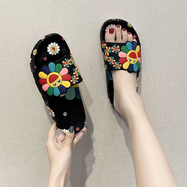 flat shoes female womens slippers outdoor low platform slides flower pantofle summer rubber 2020 massage basic pu floral, Black
flat shoes female womens slippers outdoor low platform slides flower pantofle summer rubber 2020 massage basic pu floral, Black