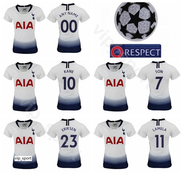 women kane jersey 10 fc soccer lady son dele eriksen lucas lamela lloris llorente sissoko trippier woman football shirt kit uniform girl, Black;yellow
women kane jersey 10 fc soccer lady son dele eriksen lucas lamela lloris llorente sissoko trippier woman football shirt kit uniform girl, Black;yellow