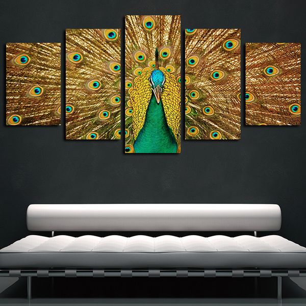 5 panels green peacock artworks giclee canvas wall art abstract poster hd canvas print oil painting wall decor 
5 panels green peacock artworks giclee canvas wall art abstract poster hd canvas print oil painting wall decor