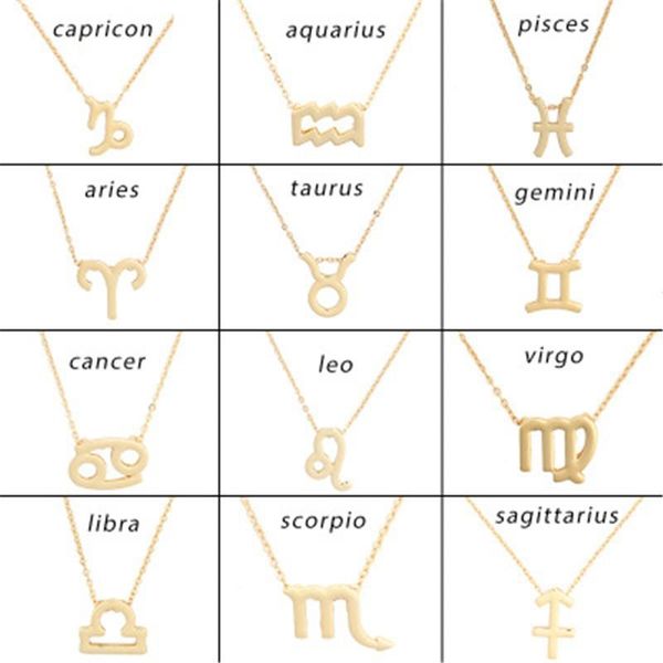 female elegant star zodiac sign 12 constellation necklaces pendants charm gold chain choker necklaces for women jewelry, Silver
female elegant star zodiac sign 12 constellation necklaces pendants charm gold chain choker necklaces for women jewelry, Silver