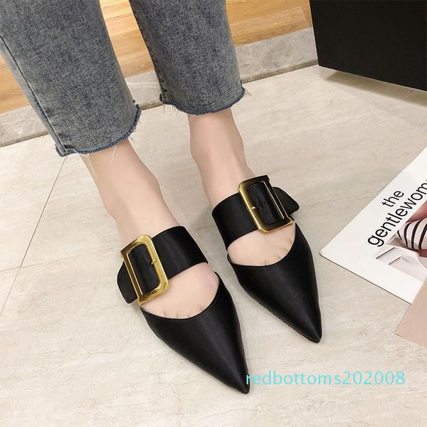lapolaka 2019 chic fashion summer slippers casual pointed toe women shoes outdoor elegant woman shoes mules flat sandals r08, Black
lapolaka 2019 chic fashion summer slippers casual pointed toe women shoes outdoor elegant woman shoes mules flat sandals r08, Black
