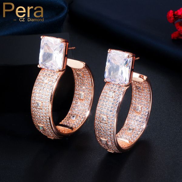 pera cubic zirconia loop earings 585 rose gold dangling large round circle hoop earrings for women fashion jewelry he439, Golden;silver
pera cubic zirconia loop earings 585 rose gold dangling large round circle hoop earrings for women fashion jewelry he439, Golden;silver
