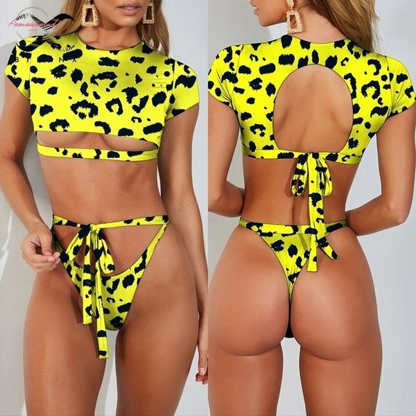 bikinx crop leopard bikini set t shirt bandage female swimsuit 2020 hollow out bathing suit women thong bath, White;black
bikinx crop leopard bikini set t shirt bandage female swimsuit 2020 hollow out bathing suit women thong bath, White;black