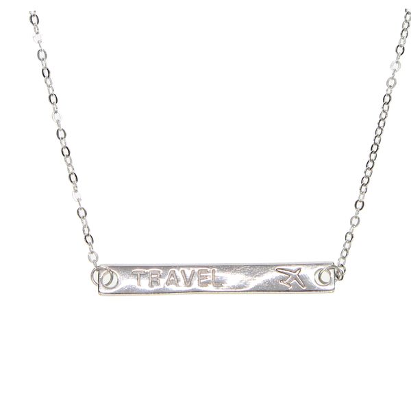wholesale-fashion engraved bar shape pendant necklace with letter stamp women wedding necklace for party gift, Silver
wholesale-fashion engraved bar shape pendant necklace with letter stamp women wedding necklace for party gift, Silver