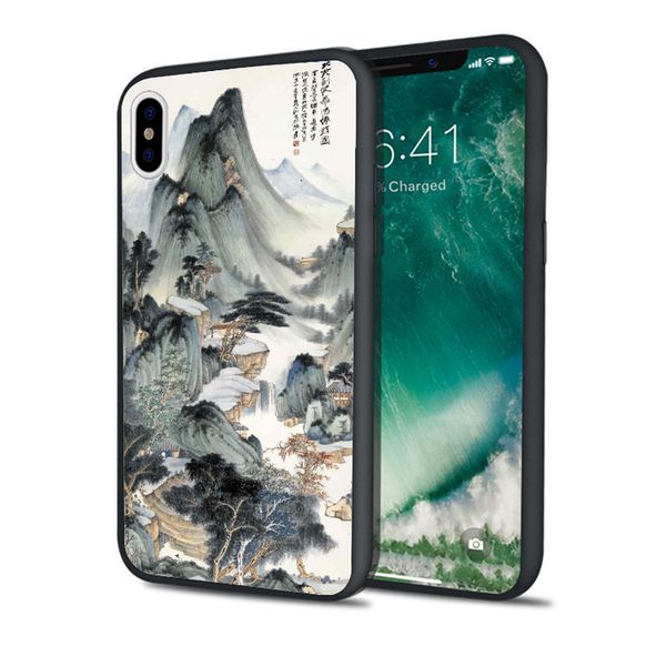 fundas mountain river painting phone case for iphone 11 pro xs max xr 8 7 6s plus 5s se 5 case black soft silicone cover.
fundas mountain river painting phone case for iphone 11 pro xs max xr 8 7 6s plus 5s se 5 case black soft silicone cover.