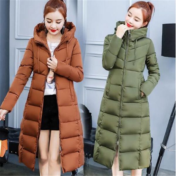s-3xl autumn winter women plus size cotton down jacket hoodie knee-length long parkas warm jackets female winter coat clothes, Black
s-3xl autumn winter women plus size cotton down jacket hoodie knee-length long parkas warm jackets female winter coat clothes, Black