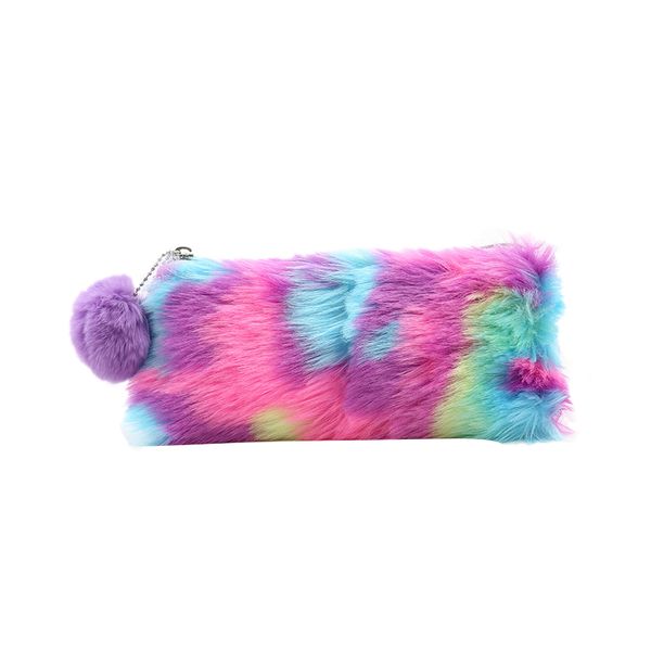 1 pc cute plush school pencil case rainbow pencilcase for girls large big pen bag stationery pouch box gift school supplies
1 pc cute plush school pencil case rainbow pencilcase for girls large big pen bag stationery pouch box gift school supplies