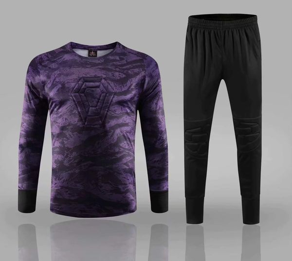 men's soccer goalkeeper jersey shorts purple football shirts tracksuit goalie uniforms kid's sports training shirts and pants, Black
men's soccer goalkeeper jersey shorts purple football shirts tracksuit goalie uniforms kid's sports training shirts and pants, Black