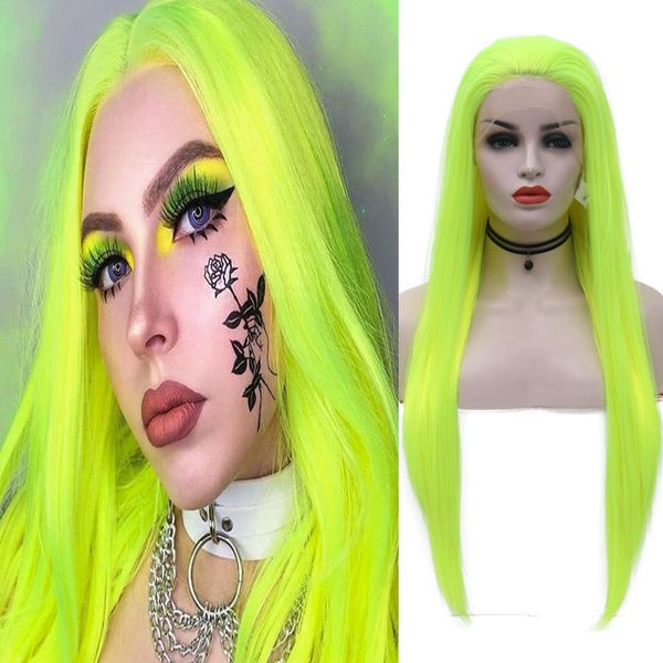 rongduoyi cosplay wigs silky straight hair lace front wig synthetic wigs for women fluorescent green lace wig heat resistant, Black
rongduoyi cosplay wigs silky straight hair lace front wig synthetic wigs for women fluorescent green lace wig heat resistant, Black