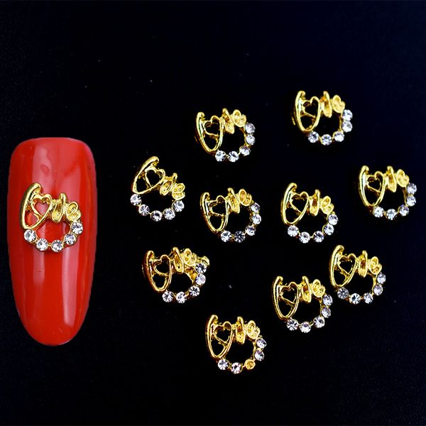 10pcs gold 3d nail art decorations metall love shape metal rhinestones nails charms diamonds manicure decor 2018 new arrival, Silver;gold
10pcs gold 3d nail art decorations metall love shape metal rhinestones nails charms diamonds manicure decor 2018 new arrival, Silver;gold